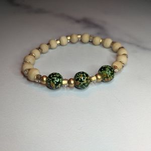 Handcrafted wooden bracelet